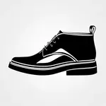 simple black shoes image